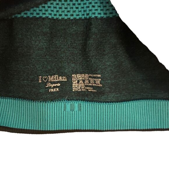 I Love Milan Sports Bras Small Athletic Sports Running blue black - Picture 3 of 4